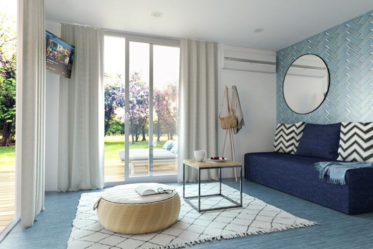 Kemping Family Home, Sofa bed (190 x 80 cm), Premium Camping Zadar, Zadar, Dalmacja, Chorwacja, Wakacje z Geovitą