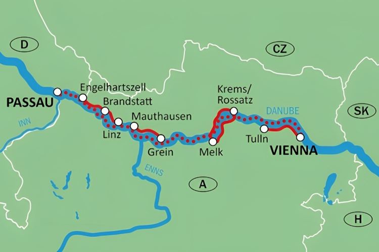 Rejs po Dunaju Passau - Wiedeń - Passau, Wakacje z Geovitą